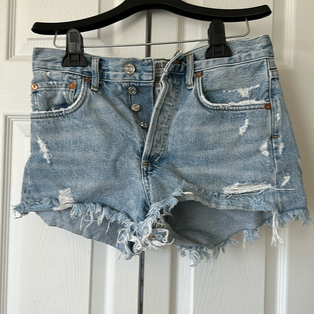 Agolde denim shorts